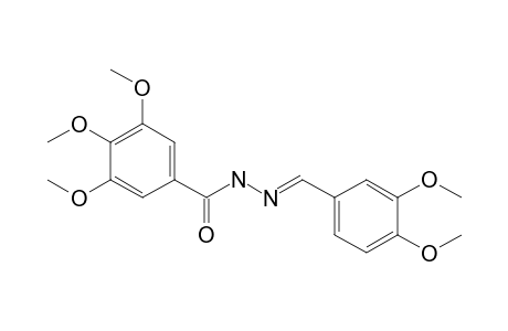 3,4,5-trimethoxy-N-[(E)-veratrylideneamino]benzamide