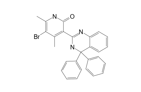 2-(2,4-Dimethyl-6-oxo-3-bromopyridinyl)-4,4-diphenyl-3,4-dihydroquinazoline