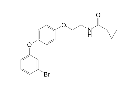 Cyclopropanecarboxamide, N-[2-[4-(3-bromophenoxy)phenoxy]ethyl]-