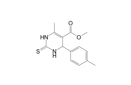 6-Methyl-4-(4-methylphenyl)-2-sulfanylidene-3,4-dihydro-1H-pyrimidine-5-carboxylic acid methyl ester