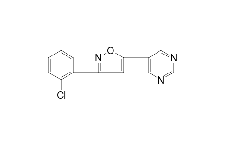 5-[3-(o-chlorophenyl)-5-isoxazolyl]pyrimidine