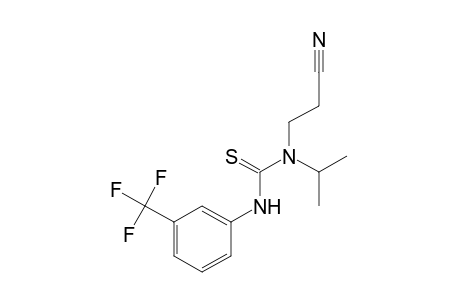 1-(2-CYANOETHYL)-1-ISOPROPYL-2-THIO-3-(alpha,alpha,alpha-TRIFLUORO-m-TOLYL)UREA