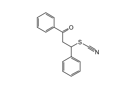 Thiocyanic acid, ester with 3-mercapto-3-phenylpropiophenone