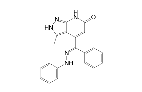 3-Methyl-4-[phenyl(2-phenylhydrazono)methyl]-2,7-dihydro-6H-pyrazolo[3,4-b]pyridin-6-one
