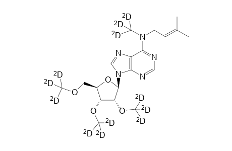 N(6),o-2',3',5'-tetra(methyl-D3)-N(6)-(3-methyl-2-butenyl)adenosine