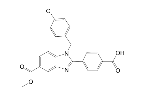 1-(p-Chlorobenzyl)-5-(methoxycarbonyl)-1H-benzimidazole-2-(para - benzoic) Acid