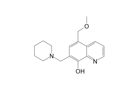 5-Methoxymethyl-7-piperidin-1-ylmethyl-quinolin-8-ol