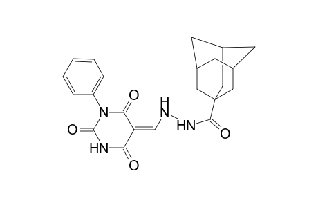 N'-[(Z)-(2,4,6-trioxo-1-phenyltetrahydro-5(2H)-pyrimidinylidene)methyl]-1-adamantanecarbohydrazide