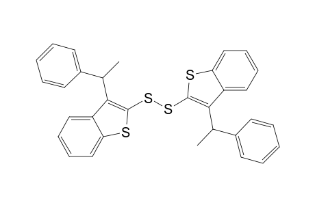 3-(1-phenylethyl)-2-[[3-(1-phenylethyl)-1-benzothiophen-2-yl]disulfanyl]-1-benzothiophene
