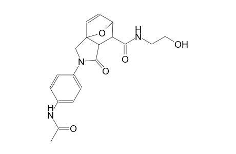 (3aS,6R)-2-(4-acetamidophenyl)-N-(2-hydroxyethyl)-1-oxo-1,2,3,6,7,7a-hexahydro-3a,6-epoxyisoindole-7-carboxamide