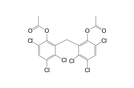 2,2'-methylenebis[3,4,6-trichlorophenol], diacetate