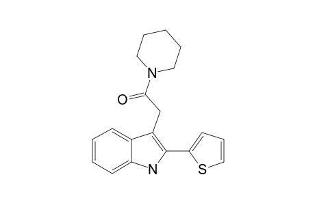 [2-(2-THIENYL)-1H-INDOL-3-YL]-ACETIC-ACID-PIPERIDIDE