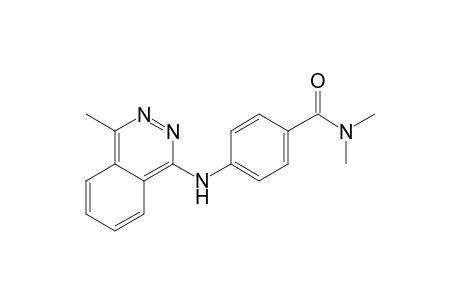 N,N-dimethyl-4-[(4-methyl-1-phthalazinyl)amino]benzamide