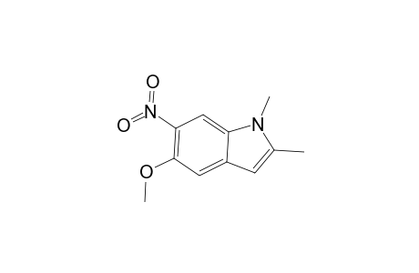 5-Methoxy-1,2-dimethyl-6-nitro-1H-indole