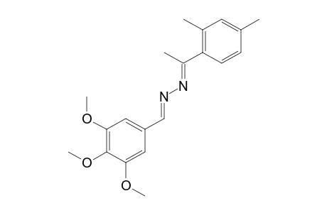 3,4,5-trimethoxybenzaldehyde, azine with 2',4'-dimethylacetophenone