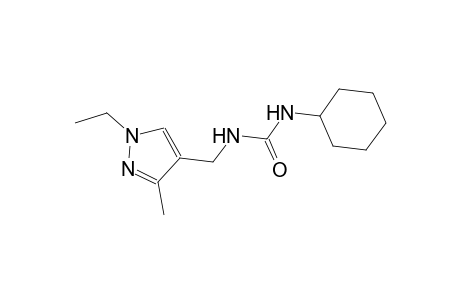 N-cyclohexyl-N'-[(1-ethyl-3-methyl-1H-pyrazol-4-yl)methyl]urea