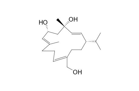 (1S,2E,4S,6R,7E,11Z)-2,7,11-Cembratriene-4,6,20-triol