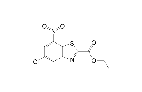 5-chloro-7-nitro-2-benzothiazolecarboxylic acid, ethyl ester