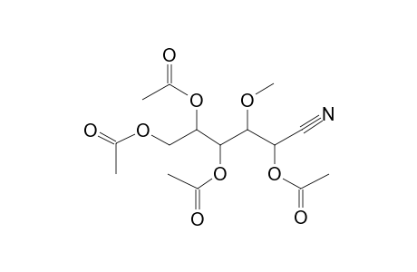 2,4,5,6-Tetra-o-acetyl-3-o-methyl-D-gluconitrile