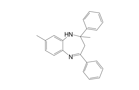 2,3-DIHYDRO-2,8-DIMETHYL-2,4-DIPHENYL-1H-1,5-BENZODIAZEPINE