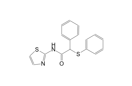 2-phenyl-2-(phenylsulfanyl)-N-(1,3-thiazol-2-yl)acetamide