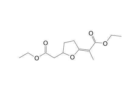2-(E)-[1-(Ethoxycarbonyl)ethylidene]-5-(ethoxycarbonylmethyl)tetrahydrofuran
