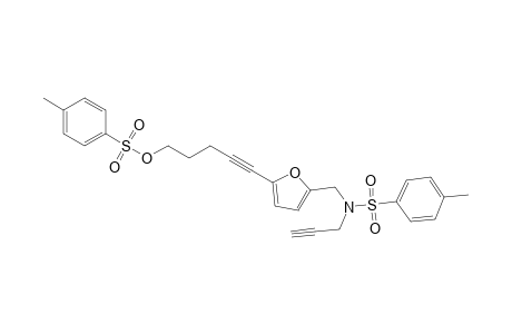 Toluene-4-sulfonic Acid 5-(5-{[Prop-2-ynyl(toluene-4-sulfonyl)amino]methyl}furan-2-yl)pent-4-ynyl Ester