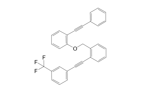 1-(Phenylethynyl)-2-((2-((3-(trifluoromethyl)phenyl)ethynyl)benzyl)oxy)benzene