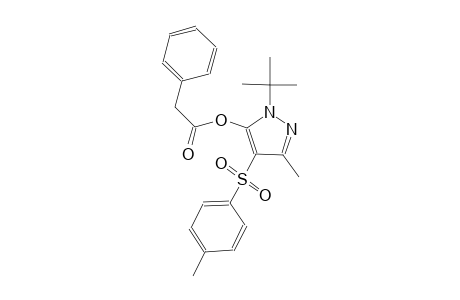 benzeneacetic acid, 1-(1,1-dimethylethyl)-3-methyl-4-[(4-methylphenyl)sulfonyl]-1H-pyrazol-5-yl ester