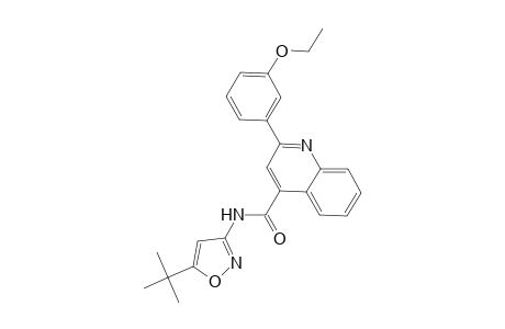 N-(5-tert-butyl-3-isoxazolyl)-2-(3-ethoxyphenyl)-4-quinolinecarboxamide