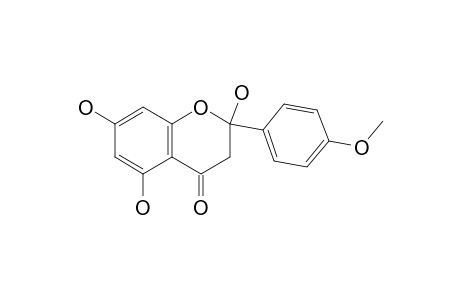 4H-1-Benzopyran-4-one, 2,3-dihydro-2,5,7-trihydroxy-2-(4-methoxyphenyl)-