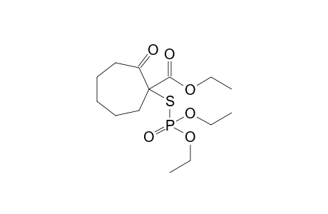 Ethyl 1-[(diethoxyphosphoryl)sulfanyl]-2-oxocycloheptane-1-carboxylate