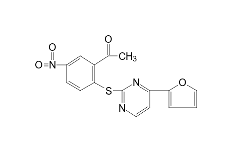2'-{[4-(2-furyl)-2-pyrimidinyl]thio}-5'-nitroacetophenone