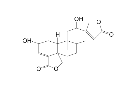 1H-NAPHTHO[1,8a-c]FURAN-3(5H)-ONE, 7-[2-(2,5-DIHYDRO-5-OXO-3-FURANYL)-2-HYDROXYETHYL]-6,6a,7,8,9,10-HEXAHYDRO-5-HYDROXY-7,8-DIMETHYL-