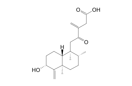PENTANDRANOIC-ACID-C;3-ALPHA-HYDROXY-12-OXO-CLERODA-4(18),13(16)-DIEN-15-OIC-ACID