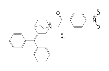 1-azoniabicyclo[2.2.2]octane, 3-(diphenylmethylene)-1-[2-(4-nitrophenyl)-2-oxoethyl]-, bromide
