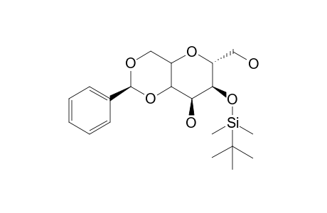 3.alpha.-(Tert-butyldimethylsilyloxy)-4.alpha.-hydroxy-2.beta.-hydroxymethyl-(5.beta.,6.beta.-methyl)-o-benzylidene-tetrahydropyran