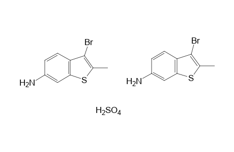 3-bromo-2-methylbenzo[b]thiophen-6-amine, sulfate(2.1)(salt)