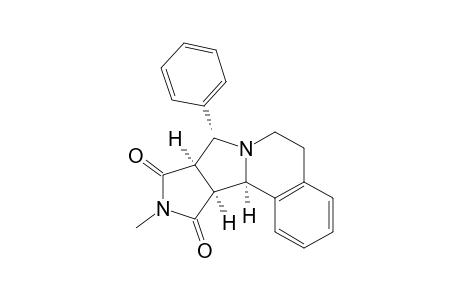 1,3,3a.alpha.,4.beta.,6,7,11b.beta.,11b.beta.,11c.alpha.-Octahydro-2-methyl-4-phenyl-1H-pyrrolo[3',4'-3,4]pyrrolo[2,1-a]isoquinoline-1,3-dione