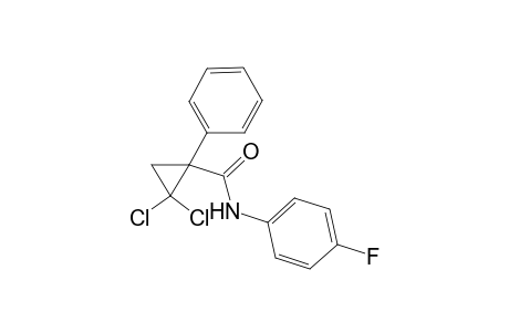 2,2-Dichloro-1-phenyl-cyclopropanecarboxylic acid (4-fluoro-phenyl)-amide