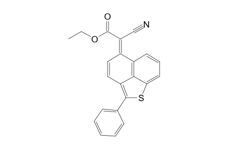 Acetic acid, cyano(2-phenyl-5H-naphatho[1,8-bc]thien-5-ylidene)-, ethyl ester