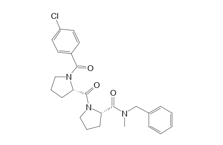 (S)-N-Benzyl-1-((4-chlorobenzoyl)-L-prolyl)-N-methylpyrrolidine-2-carboxamide