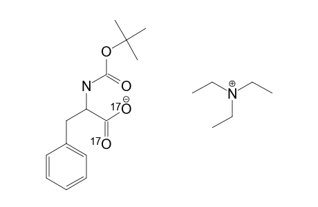 17O-BOC-L-PHENYLALANINE,TRIETHYLAMMONIUMSALT