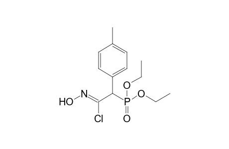 2-(Diethoxyphosphinyl)-2-(4-methylphenyl)ethanohydroximoyl chloride