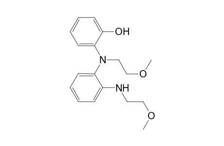 2-[2-methoxyethyl-[2-(2-methoxyethylamino)phenyl]amino]phenol