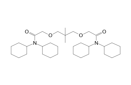 Acetamide, 2,2'-[(2,2-dimethyl-1,3-propanediyl)bis(oxy)]bis[N,N-dicyclohexyl-