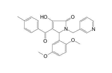 5-(2,5-Dimethoxy-phenyl)-3-hydroxy-4-(4-methyl-benzoyl)-1-pyridin-3-ylmethyl-1,5-dihydro-pyrrol-2-one