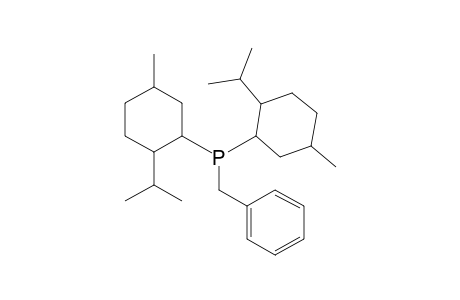 PHOSPHINE, BIS[5-METHYL-2-(1-METHYLETHYL)CYCLOHEXYL](PHENYLMETHYL)-, [1alpha(1R*,2S*,5R*),2beta,5alpha]-