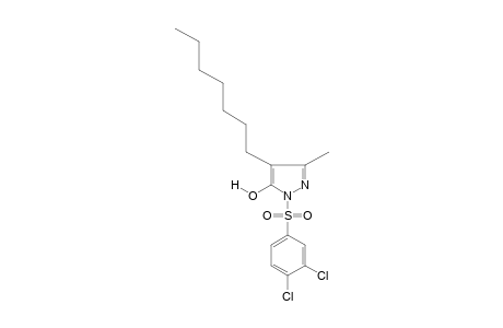 1-[(3,4-dichlorophenyl)sulfonyl]-4-heptyl-3-methylpyrazol-5-ol