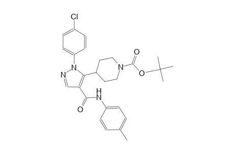 1-piperidinecarboxylic acid, 4-[1-(4-chlorophenyl)-4-[[(4-methylphenyl)amino]carbonyl]-1H-pyrazol-5-yl]-, 1,1-dimethylethyl ester